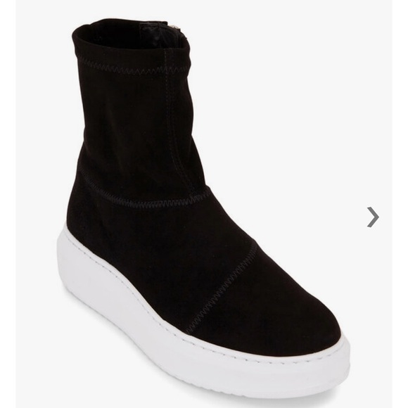 AQUATALIA LIDIA WATERPROOF SUEDE STRETCH SIDE-ZIP LIFESTYLE BOOTS SNEAKERS Sz10 - Picture 1 of 16